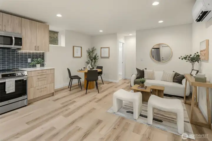 Open-concept floor plan. Open-concept floor plan.