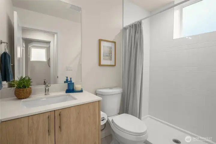 Main floor 3/4 bath. Main floor 3/4 bath.