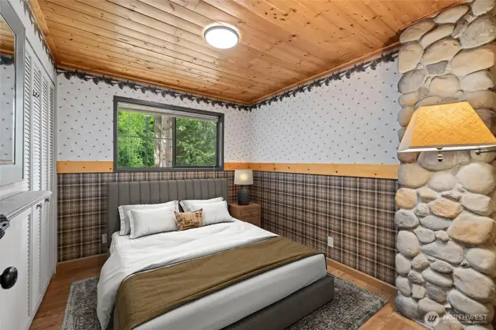 Guest bedroom on the main floor