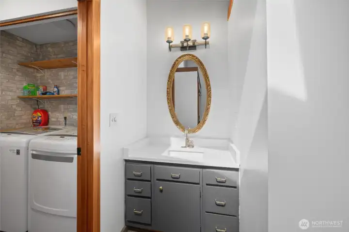 Sink in main floor Primary bedroom