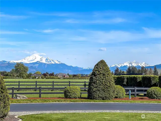 Spectacular views of Mt. Baker, the Twin Sisters and stunning territorial views.