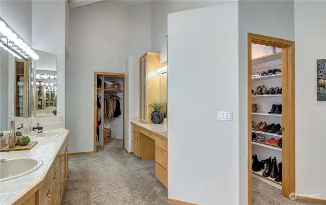 Suite Style Primary Bath with a Massive Walk-in Closet