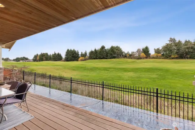 This view is looking south east with a sweeping view of open space.