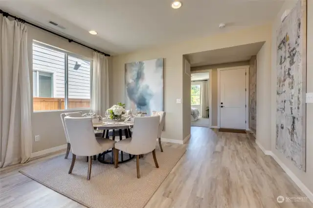 Model Home Not Actual(Dining room)