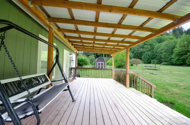 Back porch of 2nd home