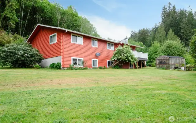 Majestically located on hillside with magnificent view.