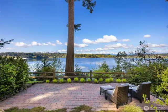 Patio to take in the views of the Sound and the Olympics
