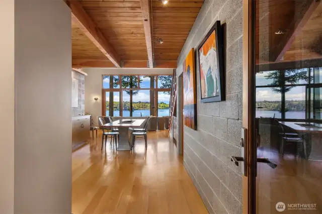 Entry of 9335 greets you with the warmth of radiant flooring