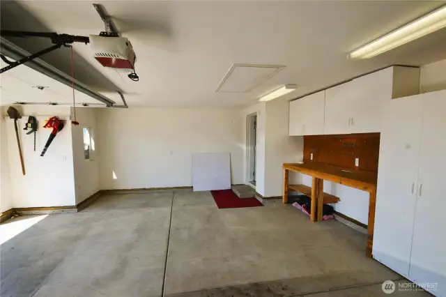 Pull down stairs for attic storage