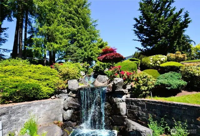 Water feature near the clubhouse
