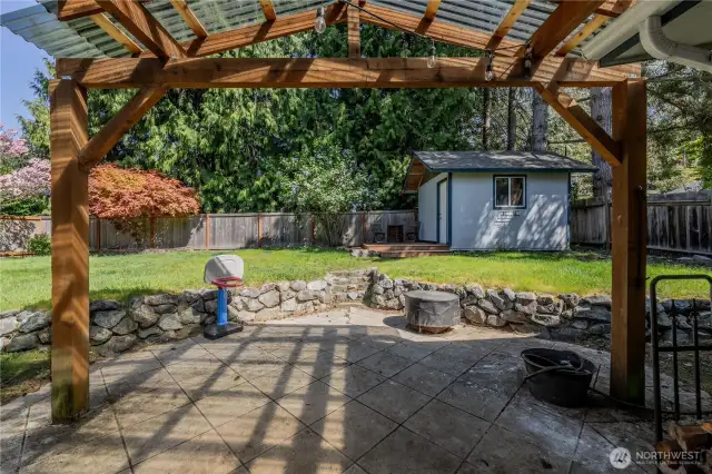 Off the covered patio is your spacious back yard.  Can you feel the warmth, peace and calm of this home?