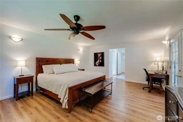 Relax in your huge master bedroom!