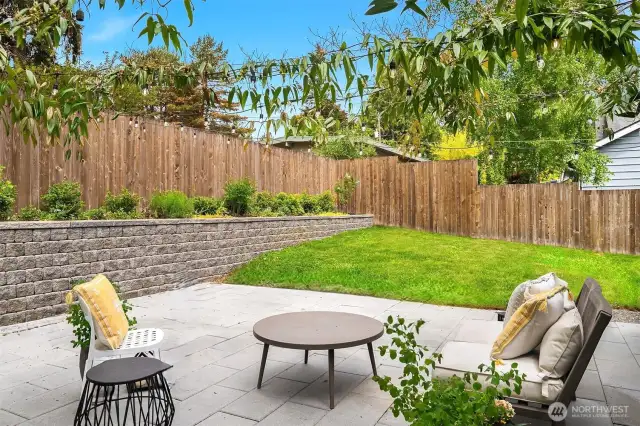 Backyard is such a fabulous space for play & lounging!