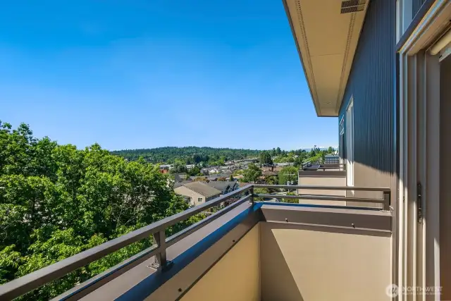 Deck off primary bedroom