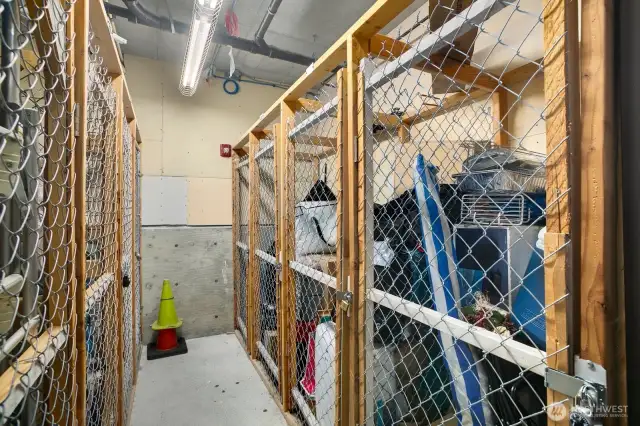 Two storage units