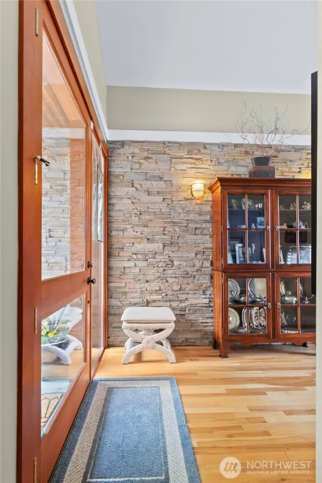 Main level entryway