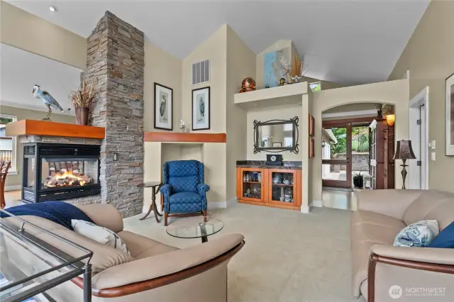 Lots of detail in this custom great room