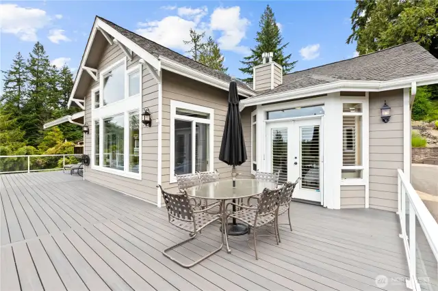 Tons of space for entertaining and relaxing