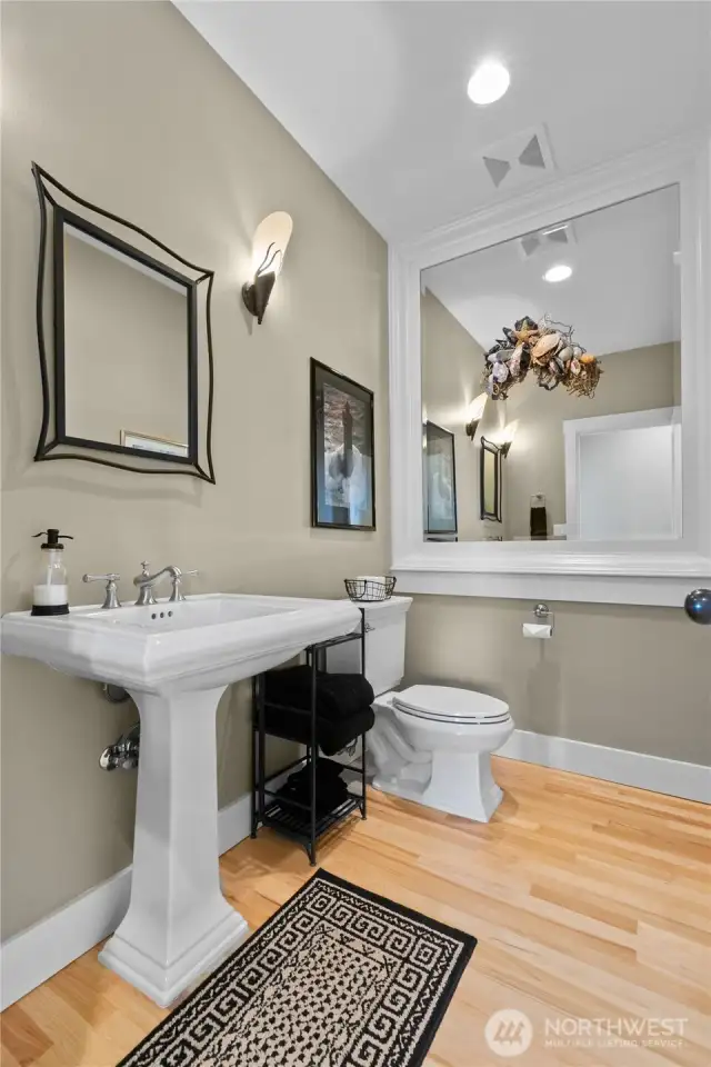 Lower level guest bath