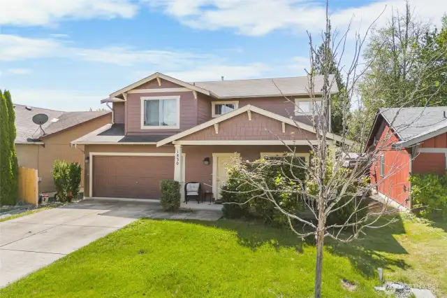 Lovely front yard with Extended Driveway