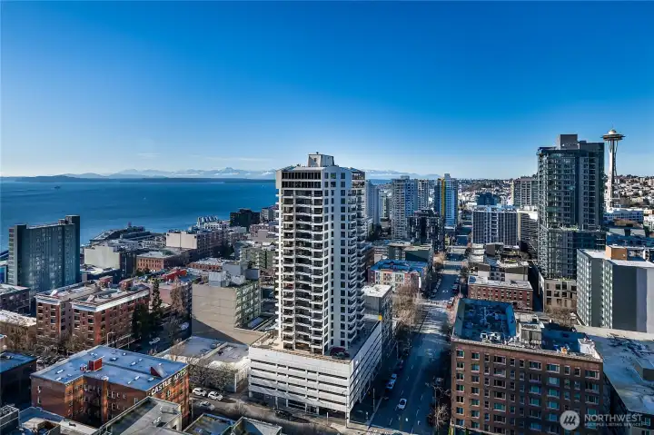 More view phots from the 2503 deck looking north down 3rd Ave