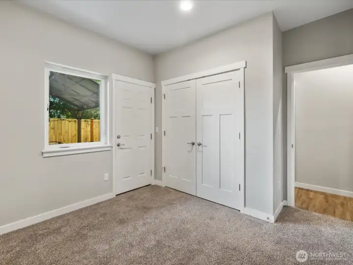 Main floor bedroom