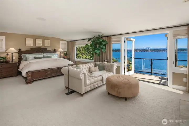 Elegant Primary Suite with forever vista's.