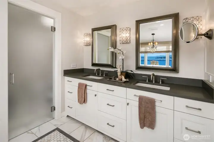 Primary Bath with heated floors