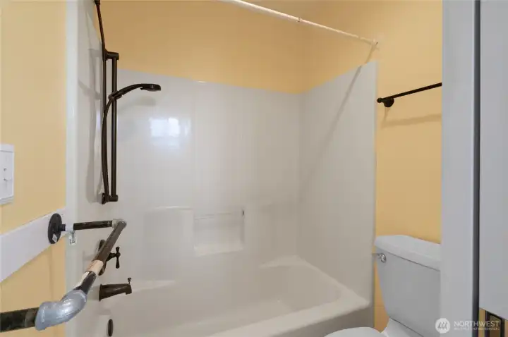 Primary bath tub and shower