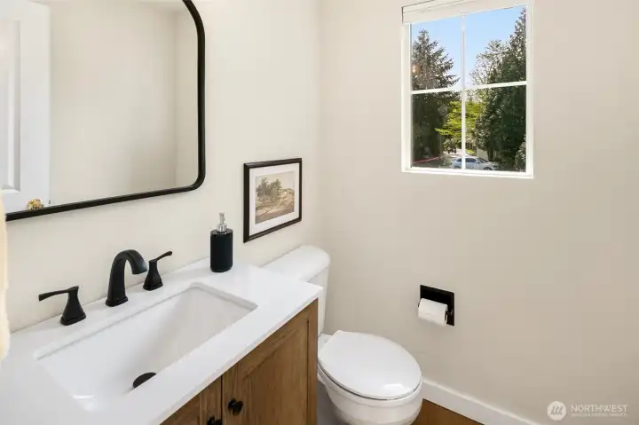 half bath on main floor