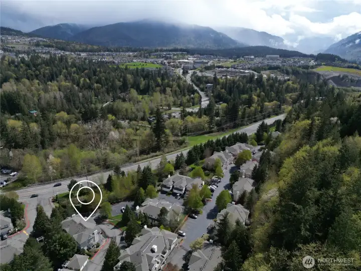 So close to the mountains!