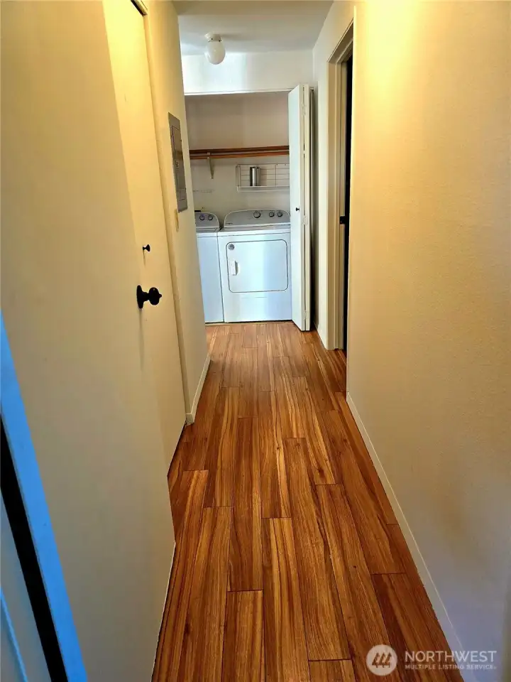 hallway to bedroom