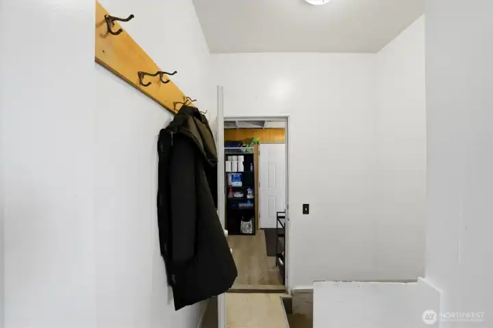 Laundry room from kitchen