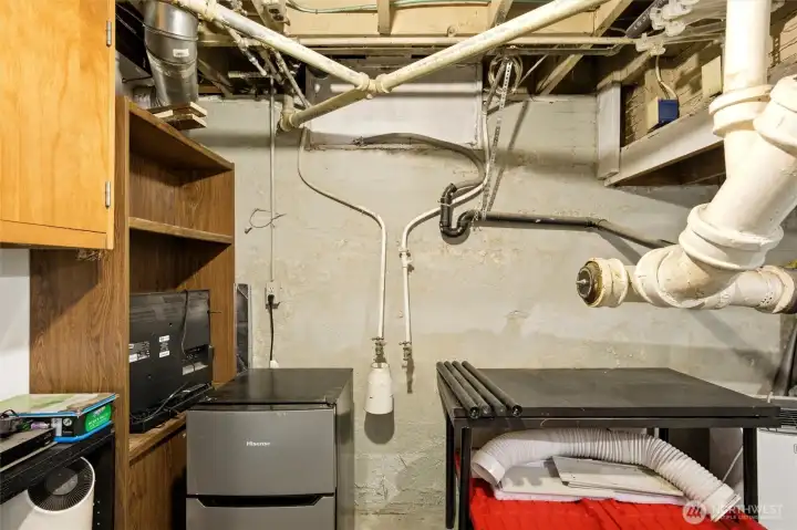 Lower storage room