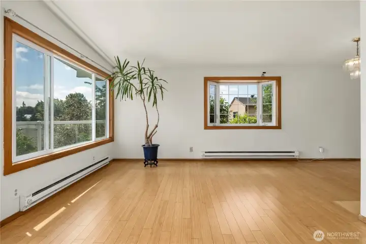 Newer Bamboo hardwood floors and newer windows Newer Bamboo hardwood floors and newer windows
