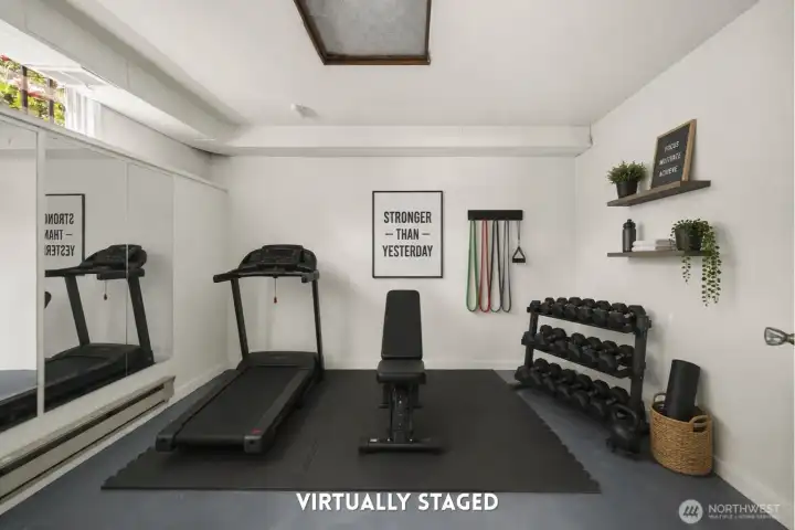 Flex room downstairs Flex room downstairs