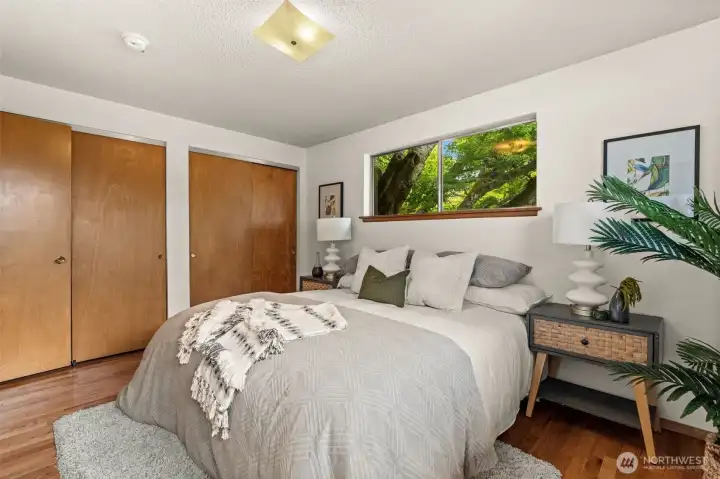 Primary bedroom closets