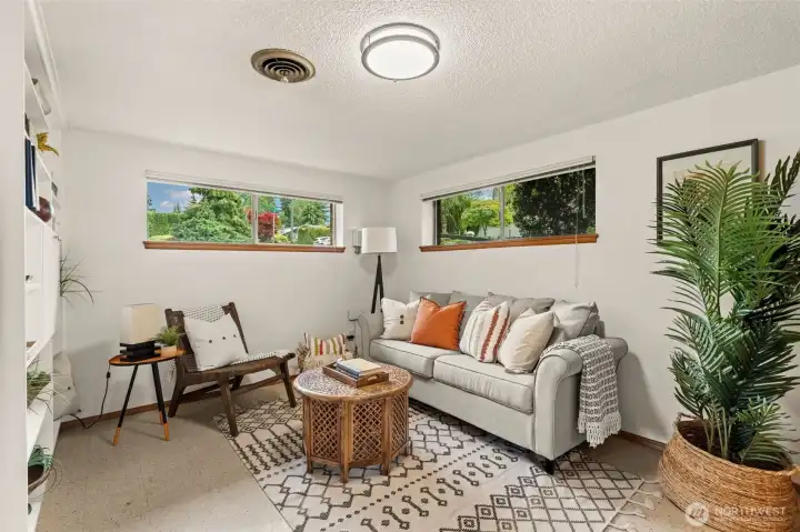 1st lower level sitting area