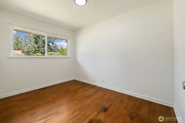 Window view of 2nd cornerbderoom.