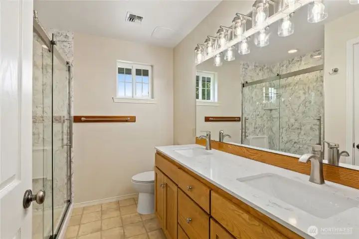 Upstairs bathroom