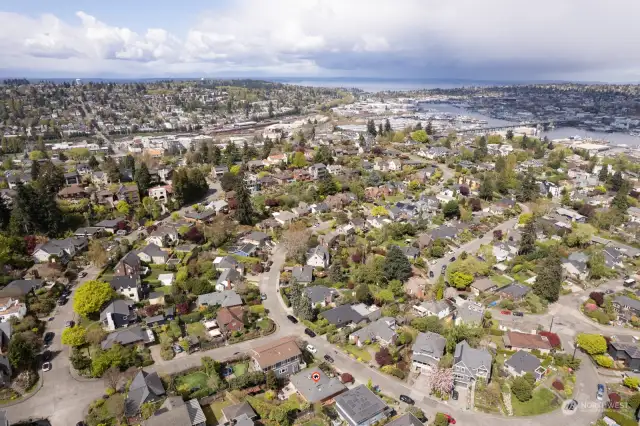 This beautiful corner of Queen Anne features stunning, well maintained homes on winding streets with territorial views. Excellent proximity to Fremont, Ballard, SLU, Interbay and the top of Queen Anne.