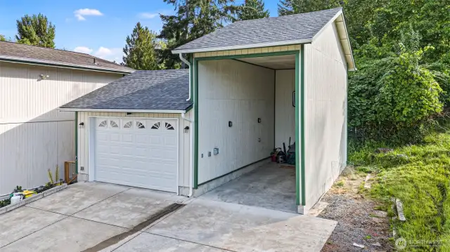 Finished Garage & RV port