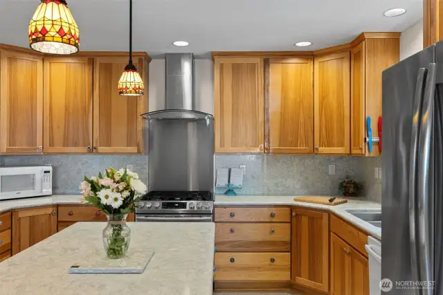 Stunning kitchen is gorgeous from every angle