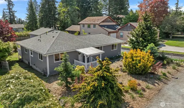 Completely gutted and remodeled one level home on large lot