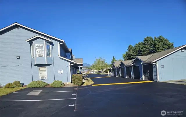Newly Painted lot and parking spots