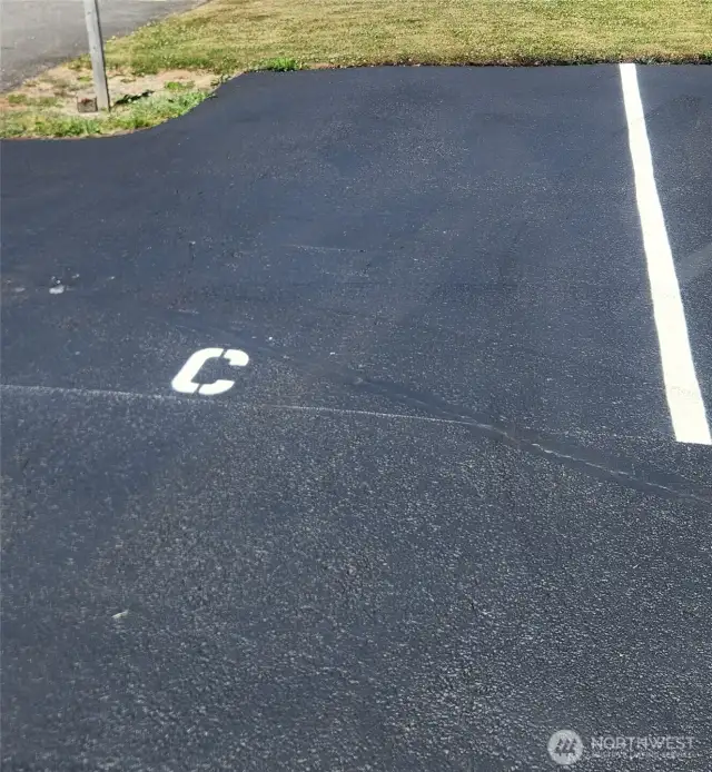 Reserved outdoor spot too.