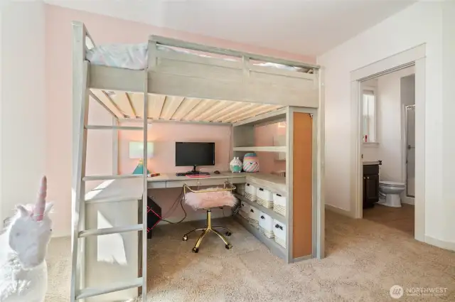Additional bedroom with private bathroom.