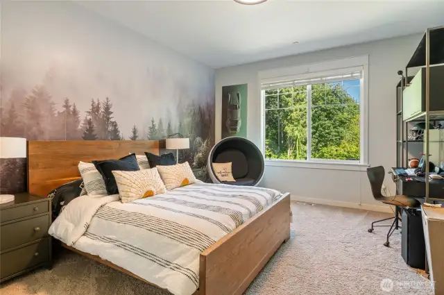 Oversized bedroom.