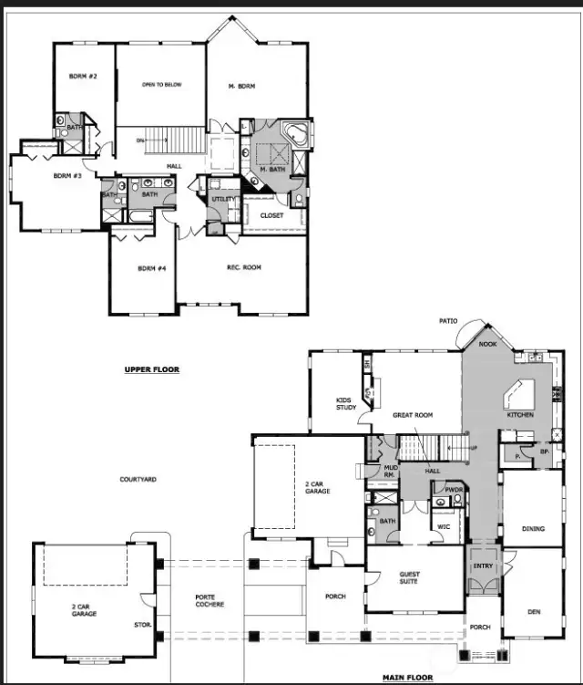 Floor plans.