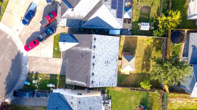 Aerial View of the House